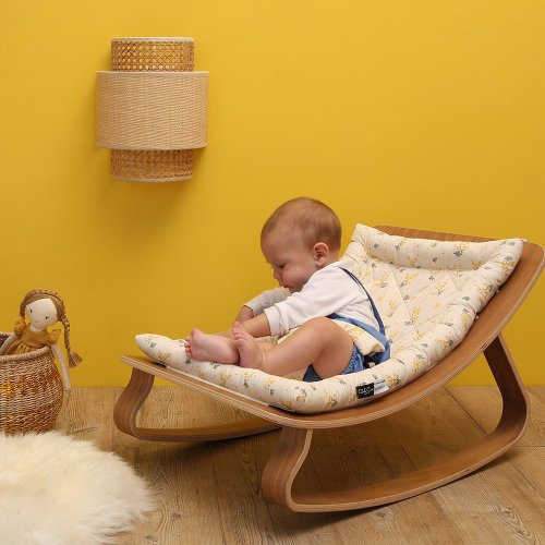 Transat bébé Levo Mimosa x Garbo & Friends - Noyer