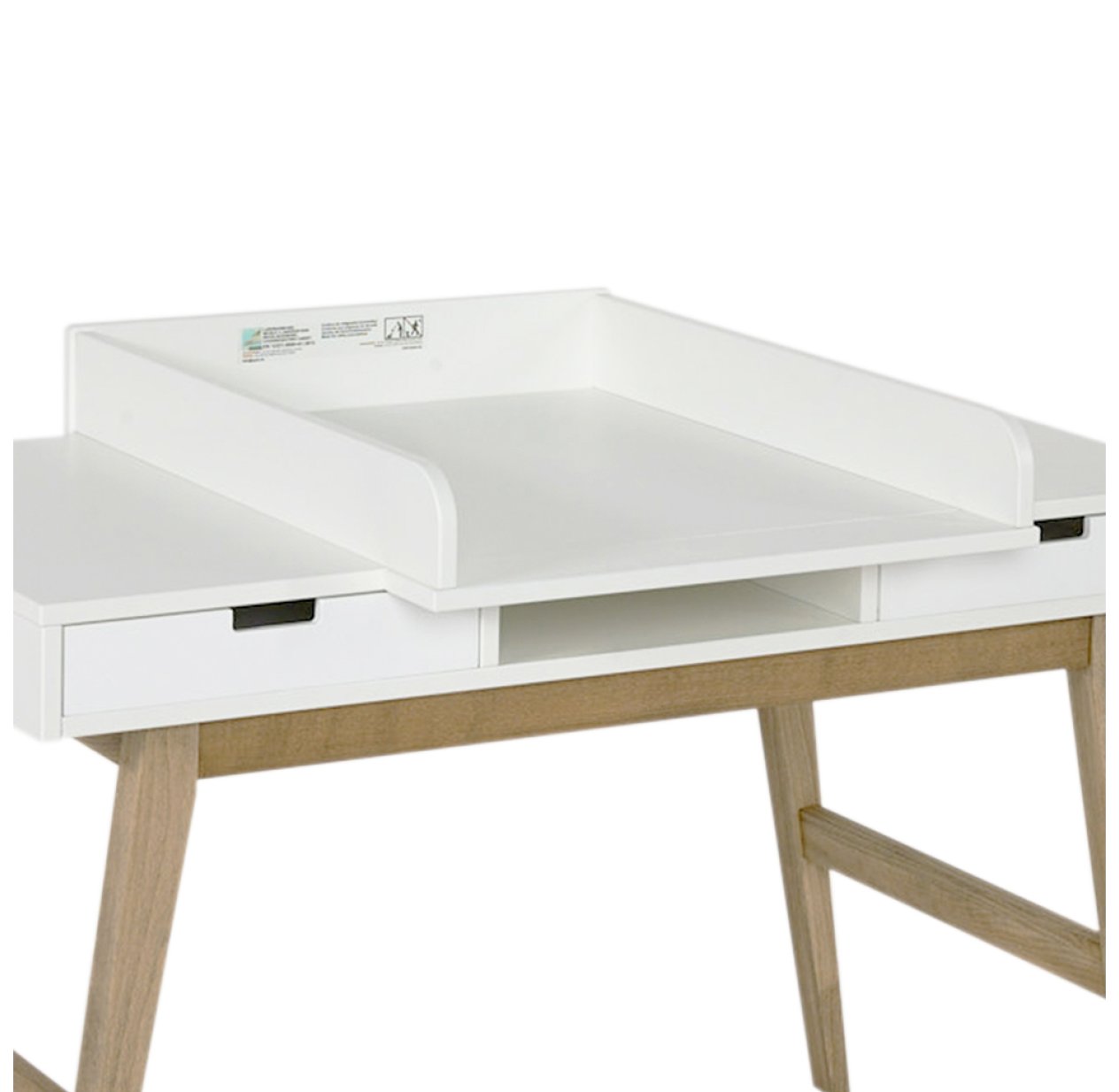 Extension à langer pour bureau Trendy - Blanc