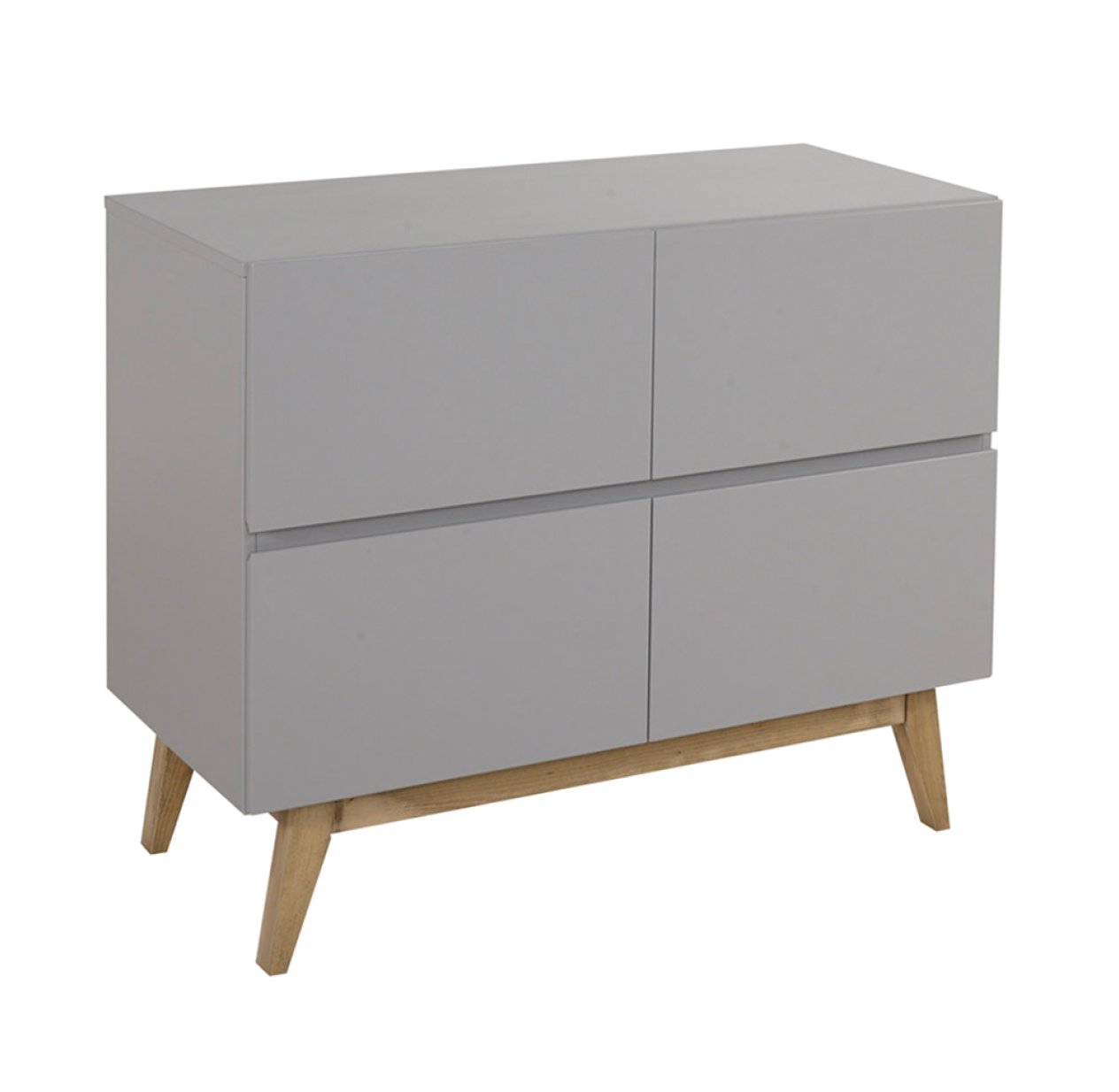 Commode à langer 4 tiroirs Trendy - Griffin grey