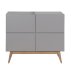 Commode à langer 4 tiroirs Trendy - Griffin grey
