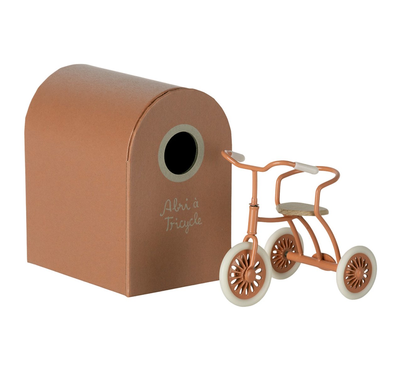 Tricycle Miniature et son abri - Corail