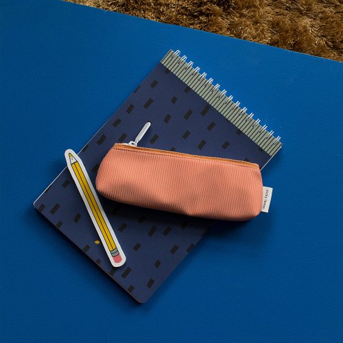 Trousse bicolore côtelée Sprinkles - Rose/Indigo