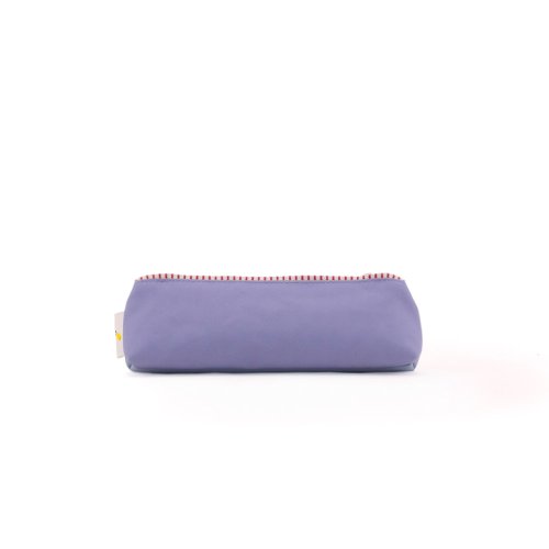 Trousse bicolore Colour Block - Bleu/Parme