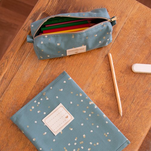 Trousse Too Cool Gold Confetti - Vert celadon