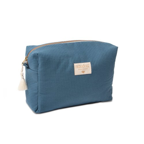 Trousse de toilette nid d'abeille Diva - Marine