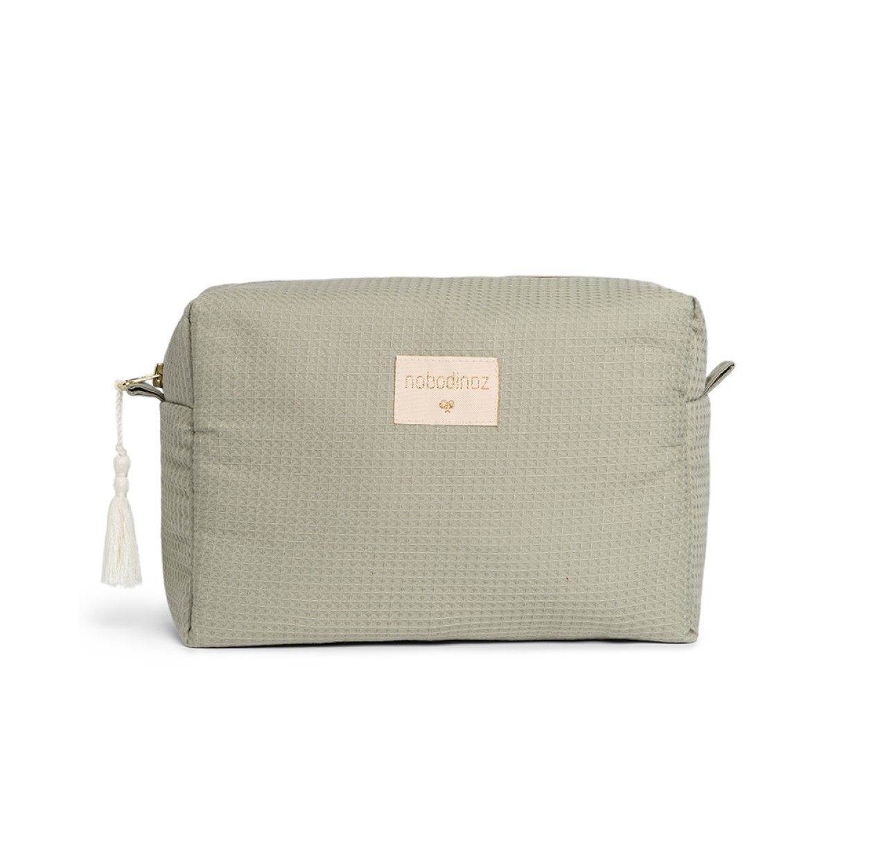 Trousse de Toilette Nid d'Abeille Diva - Vert Laurier