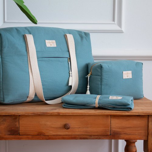 Trousse de toilette nid d'abeille Diva - Magic Green