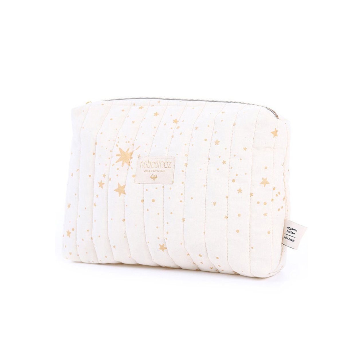 Trousse Vanity Travel Gold Stella - Ecru