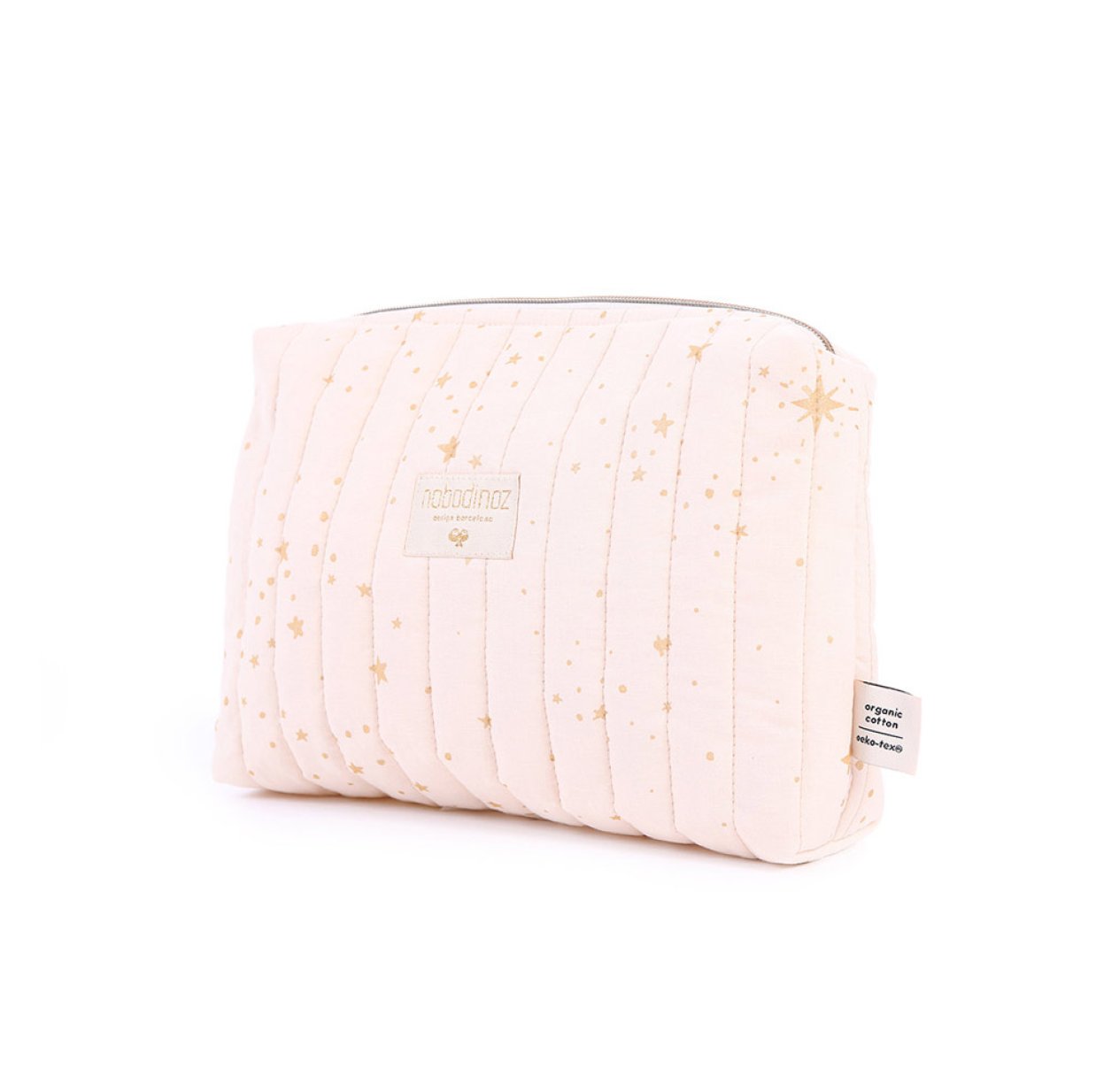 Trousse Vanity Travel Gold Stella - Rose pâle