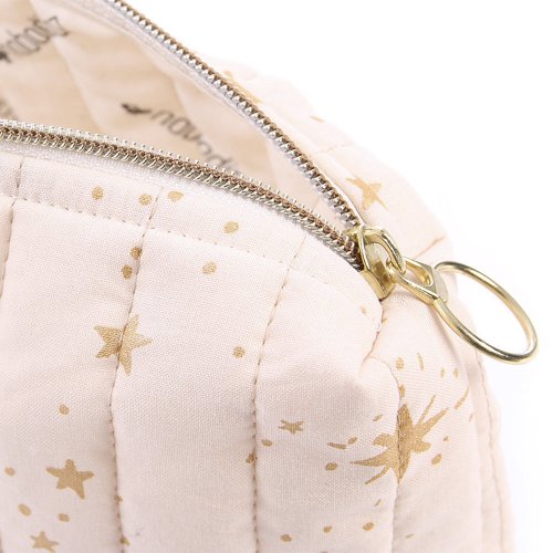 Trousse Vanity Travel Gold Stella - Rose pâle