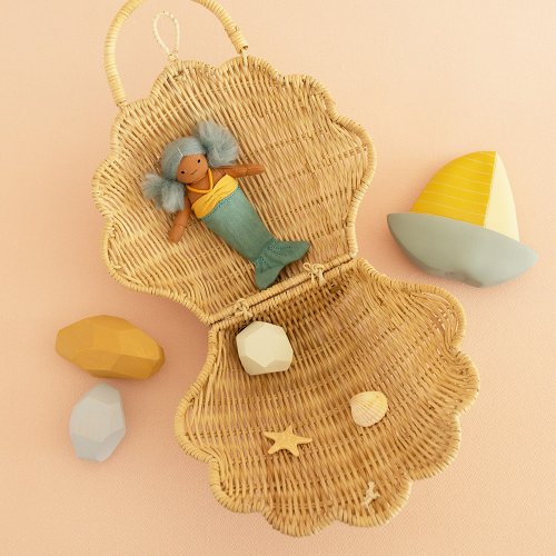 Valisette Coquillage En Rotin Paille Olli Ella Pour Chambre Enfant Les Enfants Du Design