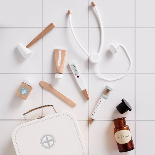 Valise de docteur - Blanc