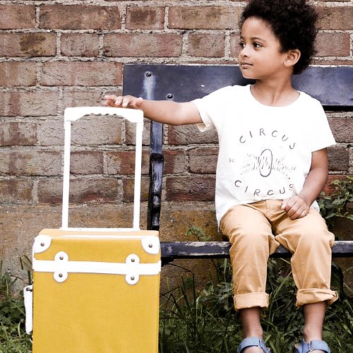 Valise enfant Seeya - Jaune moutarde