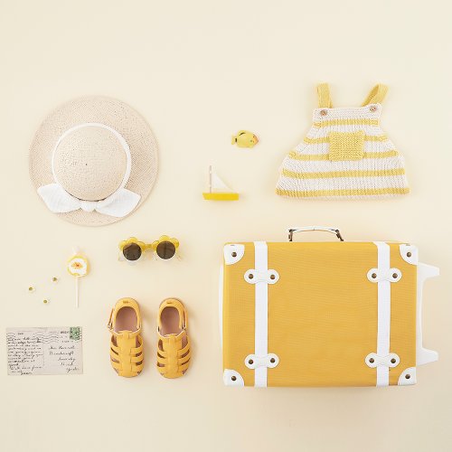 Valise enfant Seeya - Jaune moutarde