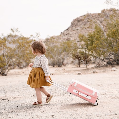 Valise enfant Seeya - Rose pastel