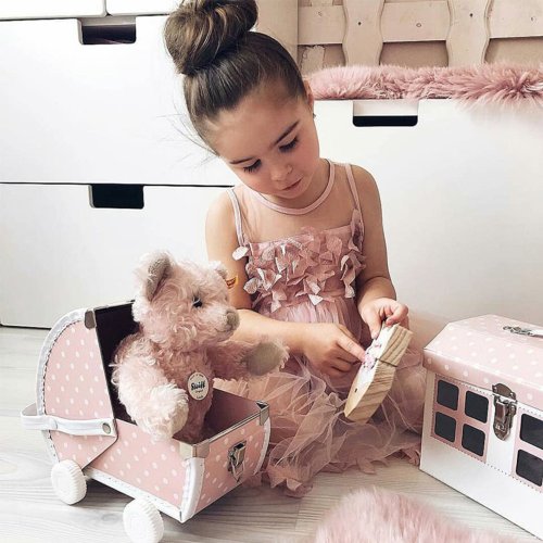 Valise Maison de poupée - Rose