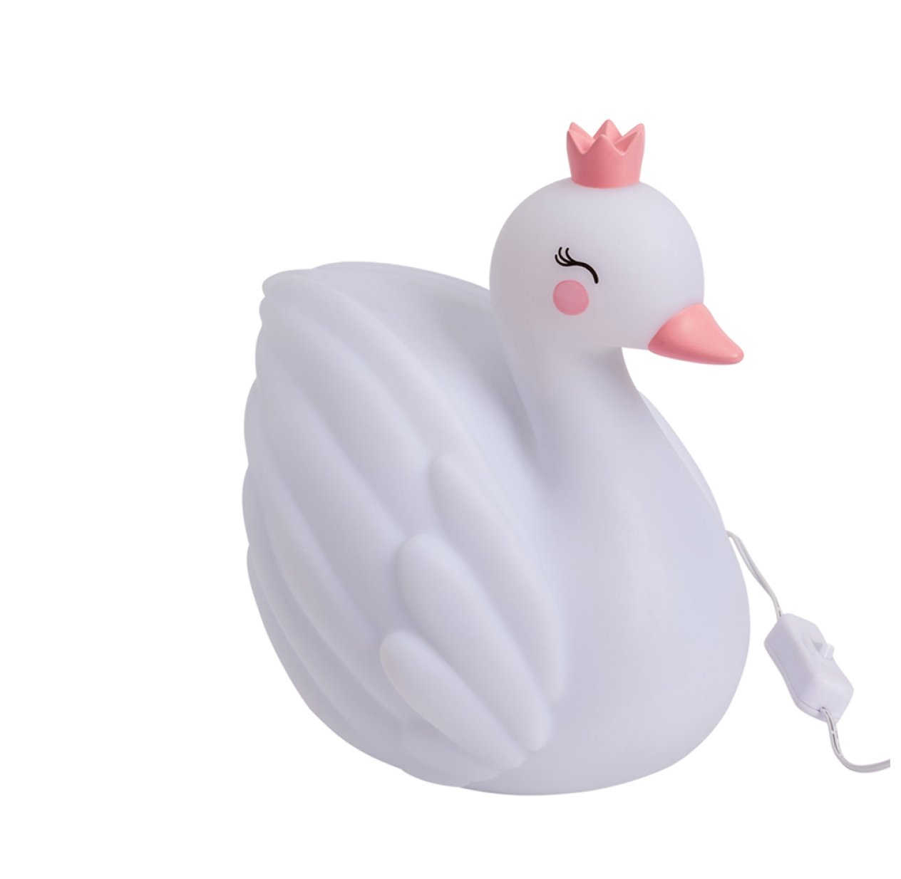 Veilleuse lampe de chevet Cygne - Blanc
