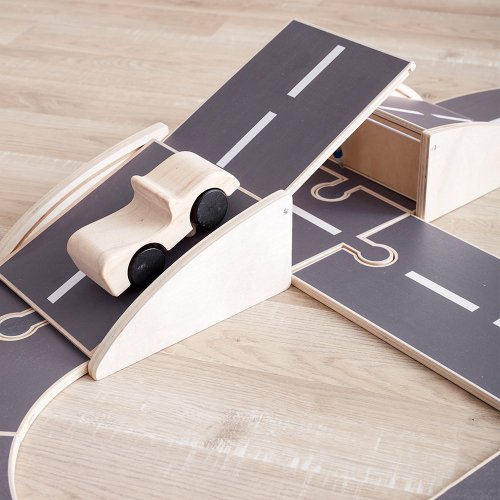 Voiture Cabrio Aiden - Bois naturel