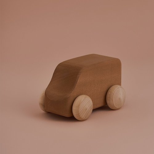 Voiture en bois - Brun