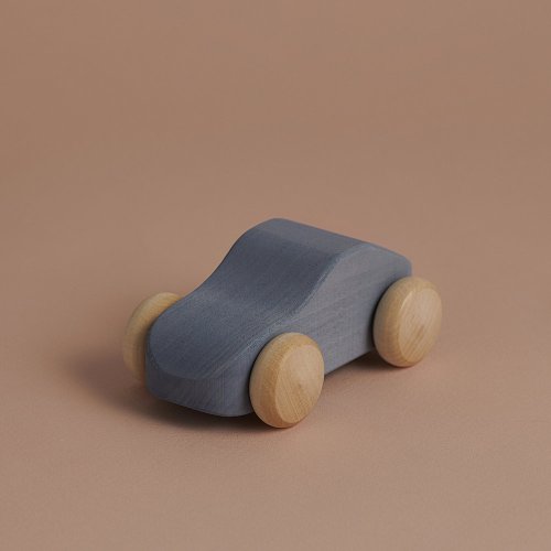 Voiture en bois - Gris