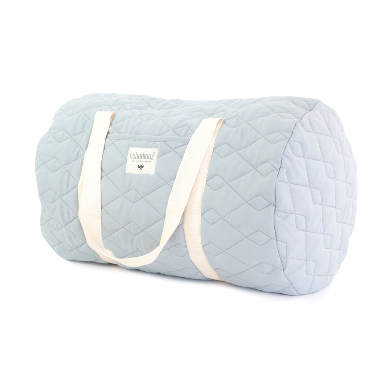 Sac weekend Los Angeles - Gris bleuté Nobodinoz pour chambre enfant ...