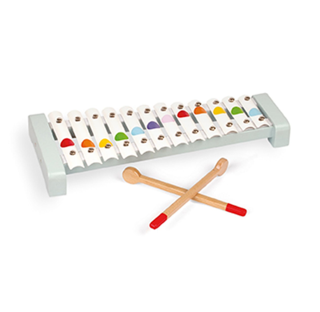 Xylophone Métal Confetti Janod pour chambre enfant Les Enfants du Design