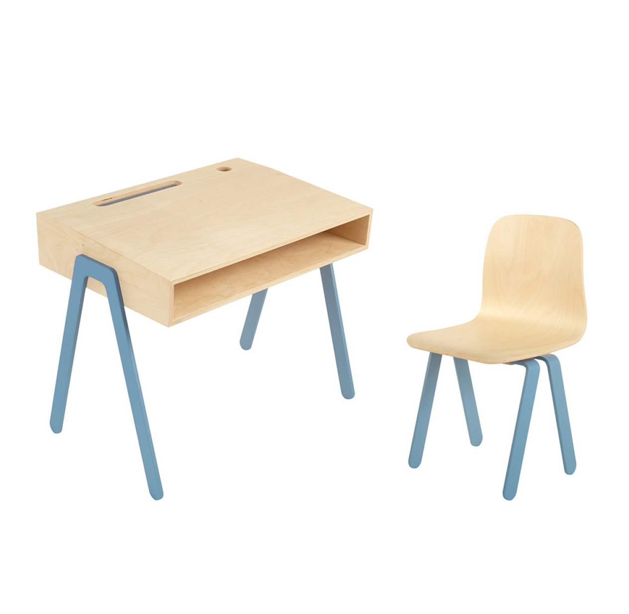 Bureau et chaise enfant 2-6 ans - Bleu