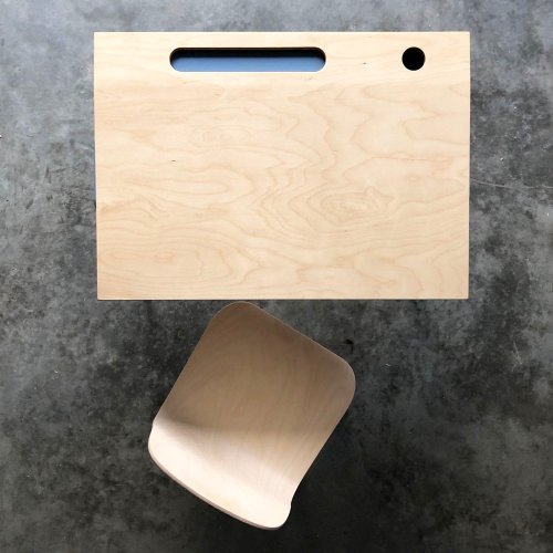 Bureau et chaise junior 7-10 ans - Rouge orangé