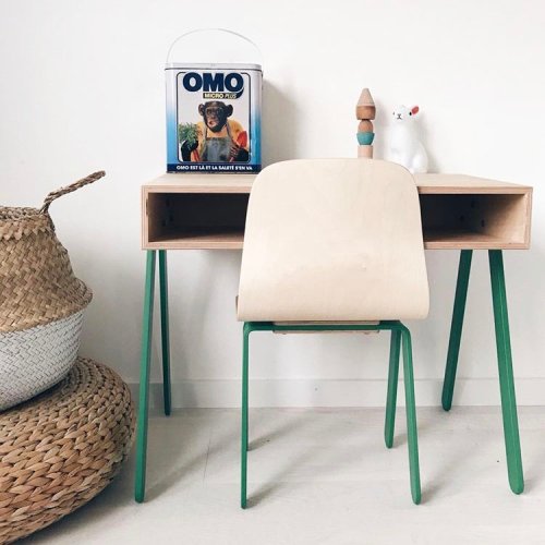 Bureau et chaise enfant 2-6 ans - Vert