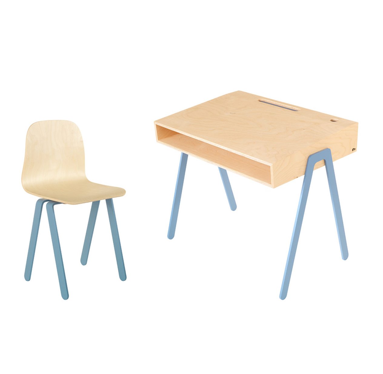 Bureau et chaise junior 7-10 ans - Bleu