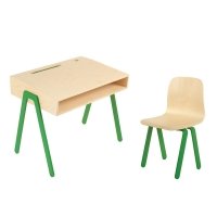 Bureau et chaise enfant 2-6 ans - Vert