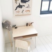 Bureau et chaise junior 7-10 ans - Vert