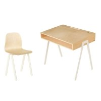 Bureau et chaise junior 7-10 ans - Blanc