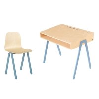 Bureau et chaise junior 7-10 ans - Bleu