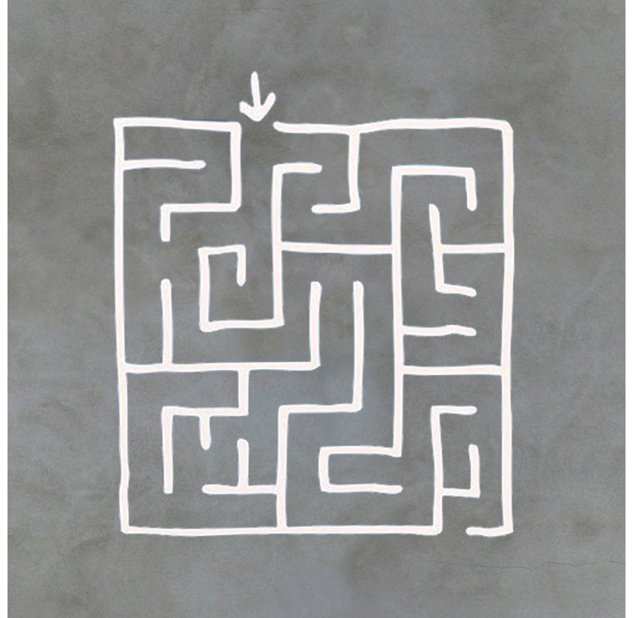Sticker Grand Labyrinthe - noir