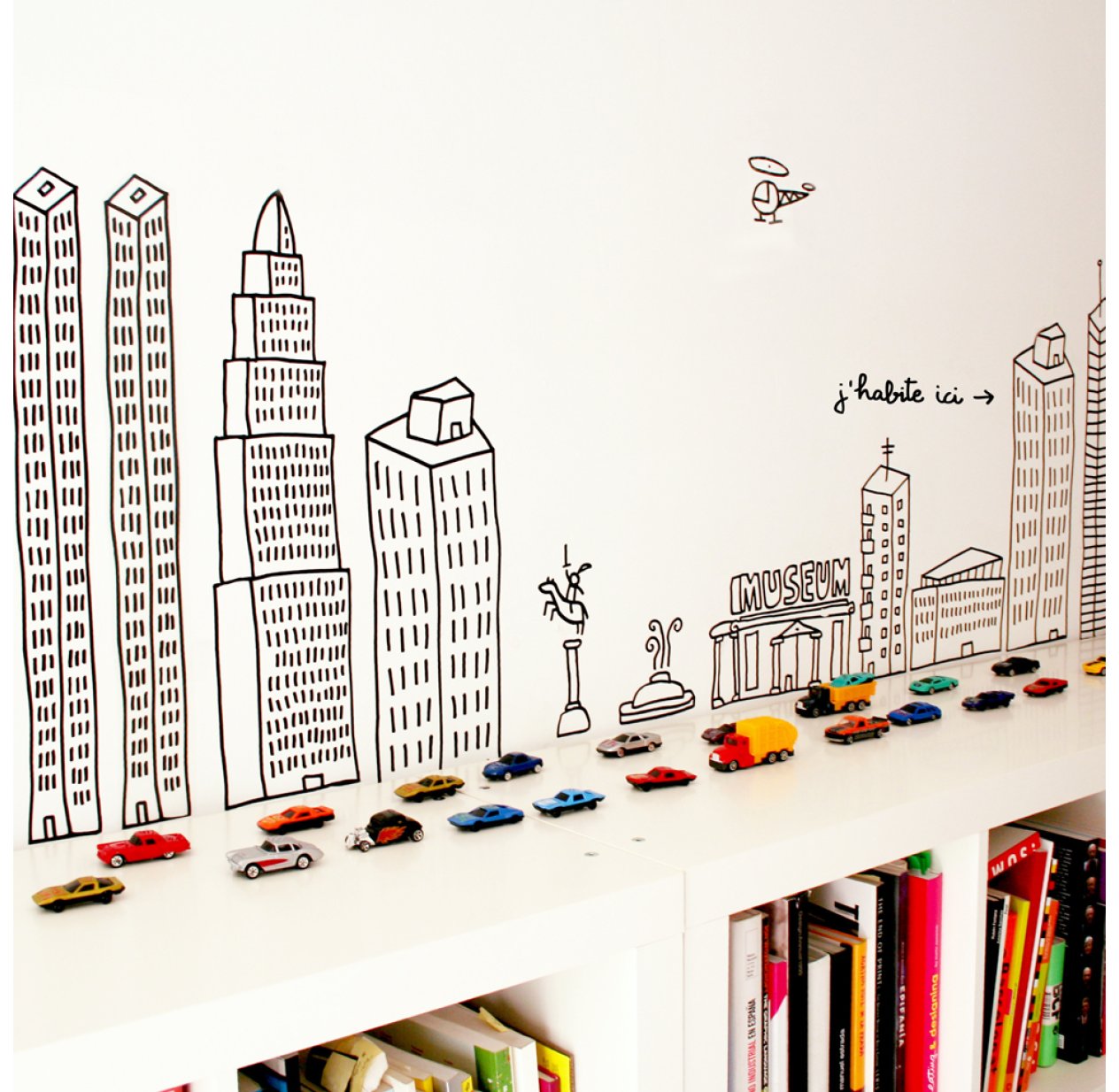 Stickers J'habite ici