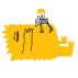 Sticker Monstre Endormi