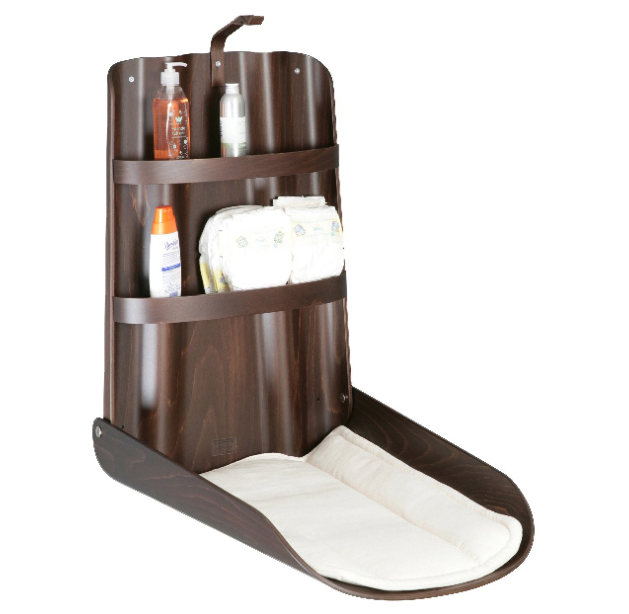 Table à langer murale Nathi ByBO Design - Noyer