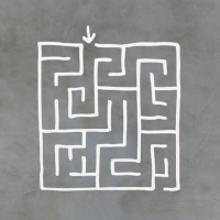 Sticker Grand Labyrinthe - noir