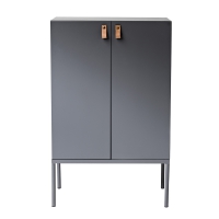 Cabinet Cute 2 portes - Anthracite