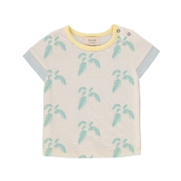 T-Shirt Imprimé Palmier Tropicool - Beige