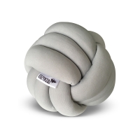 Coussin Knotball - Gris clair