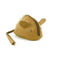 Porte-monnaie Souris - Camel