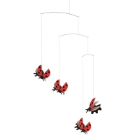 Mobile Coccinelles - Rouge