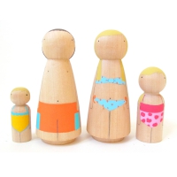 California Family - Poupées en bois