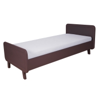 Lit enfant rond Chocolat - 90 x 200 cm