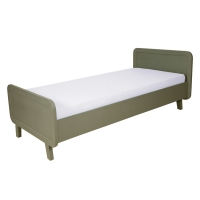 Lit enfant rond Vert de Gris - 90 x 200 cm