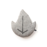 Coussin Feuille d'Erable - Gris