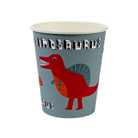 12 gobelets Dinosaure