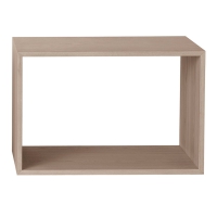 Etagère Stacked L sans fond - Frêne